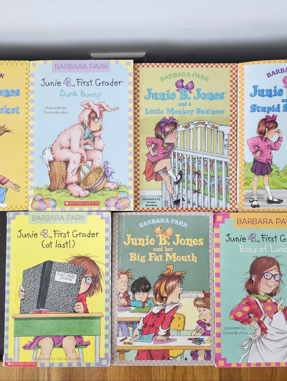 Junie B. Jones Kids Book Lot of 7 – Multi-Color Covers